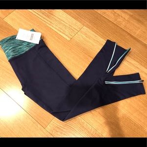 Fabletics Active Zipper Leggings - Size S/6- NWT